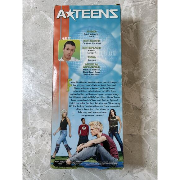 A*Teens Amit Doll 2001 New In Box Original Packaging Number 72000 Play Along NOS - Picture 3 of 8